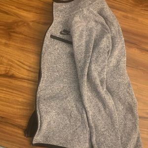 Grey Nike zip up